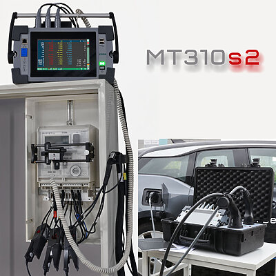 All-rounder MT310s2 and EMOB test device - testing energy meters and e-mobility