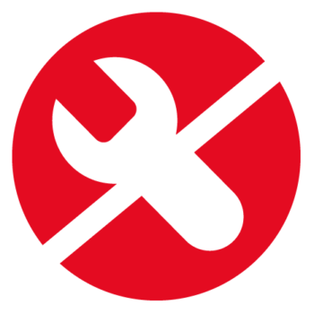Icon No Repair Red Icon No Repair Red