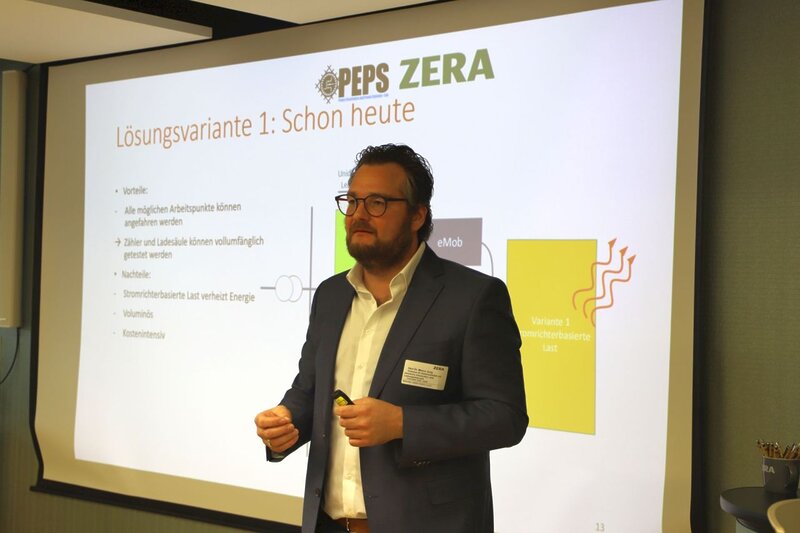 Prof. Marco Jung Vor Peps Zera Präsentationsfolie