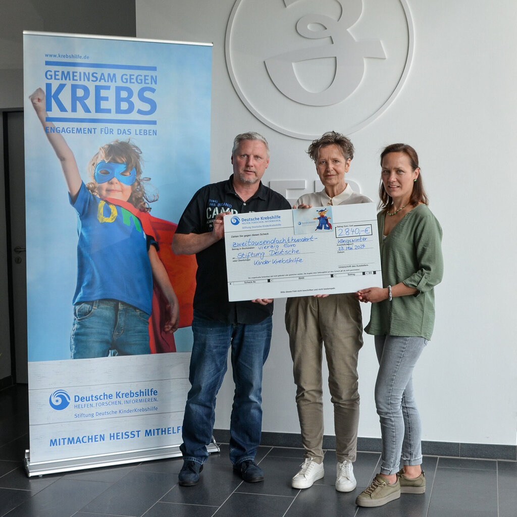 Spendenaktion Deutsche Kinderkrebshilfe