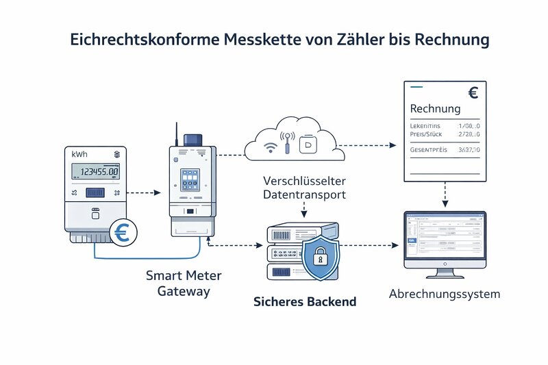Eichrechtskonforme Messkette